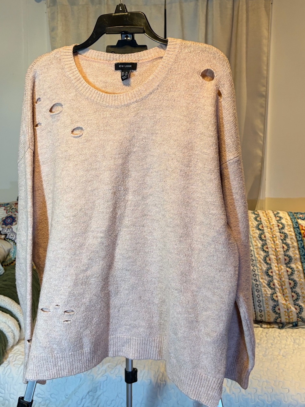 New Look Pale Blush Knit Pullover